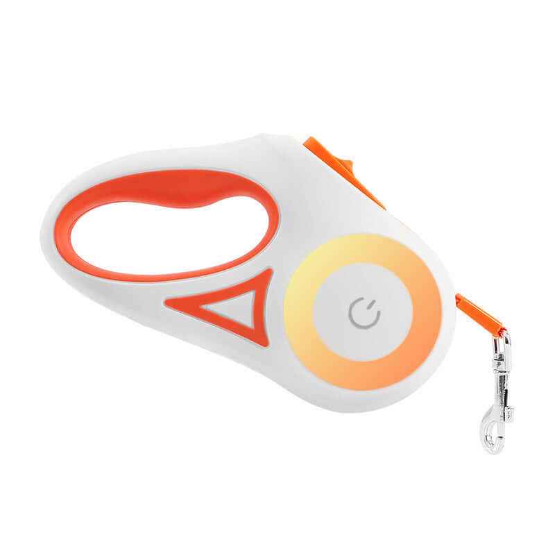 Retractable LED Dog Leash with Collar
