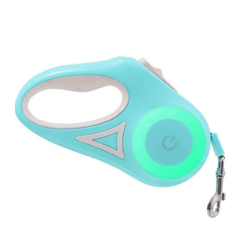 Retractable LED Dog Leash with Collar