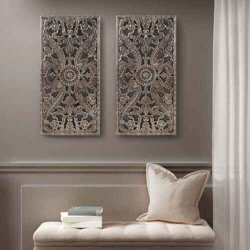Rustic Wood Wall Decor Set: 2-Piece Free🚚USA