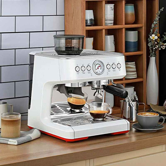 Small Semi-Automatic Coffee Machine – Home