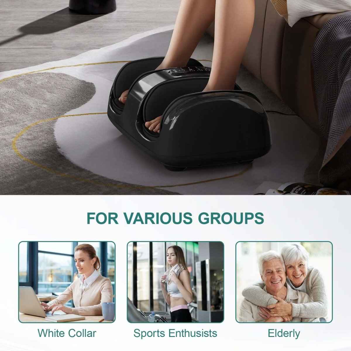 Smart Foot Massager - 3D Air & Heat Free🚚USA