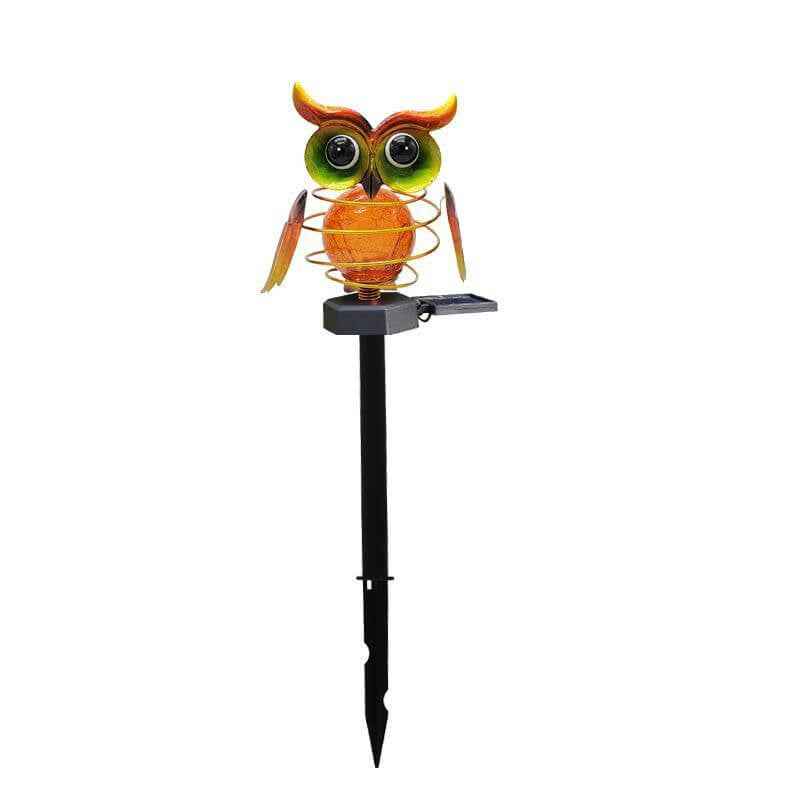 Solar Owl Lawn Lamp – Garden Pathway Light