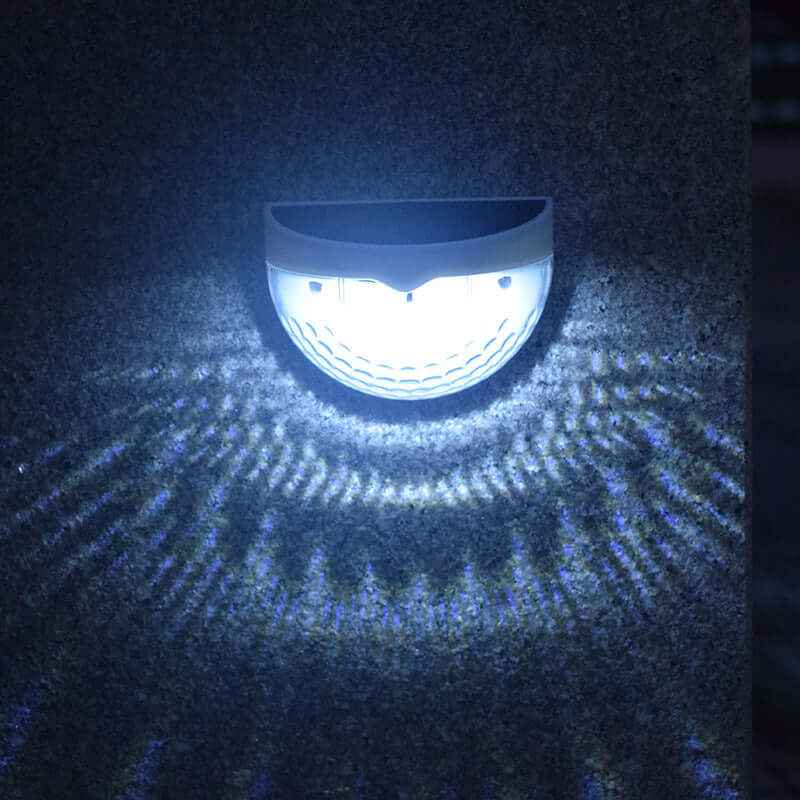Solar Powered Wall Lamp: Garden & Fence