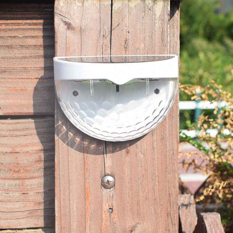 Solar Powered Wall Lamp: Garden & Fence