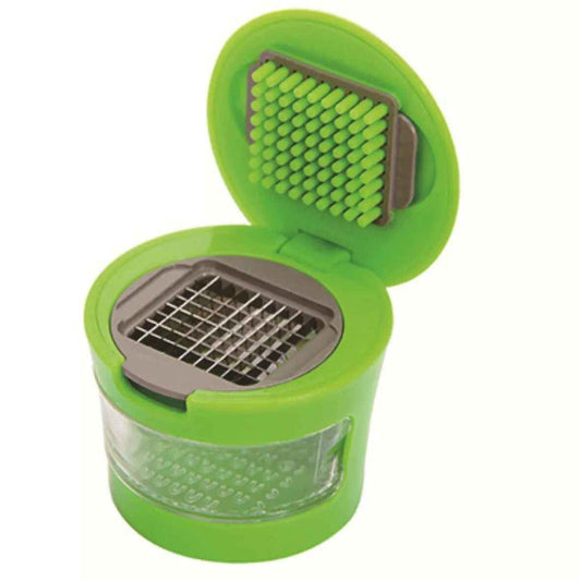 Stainless Steel Garlic Grater – Slicer