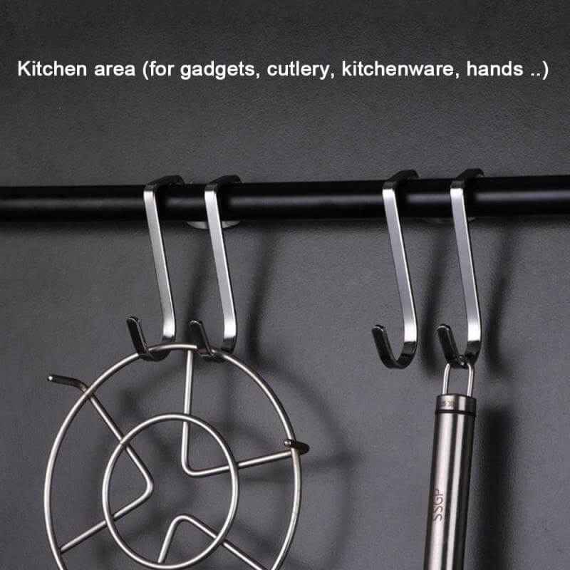 Stainless Steel S-Hooks – Kitchen Storage