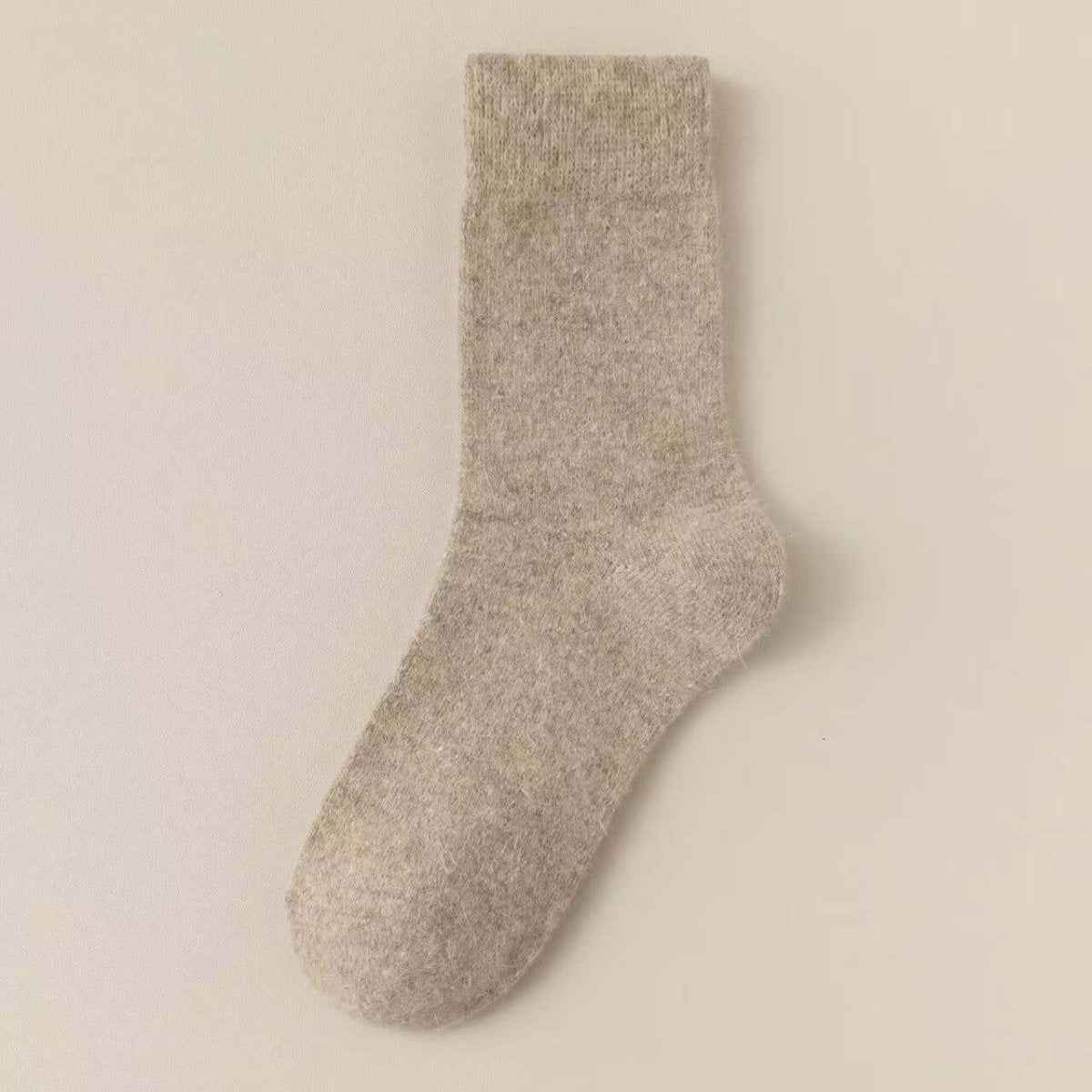 Thick Cashmere Wool Socks – Warm Mid-Tube