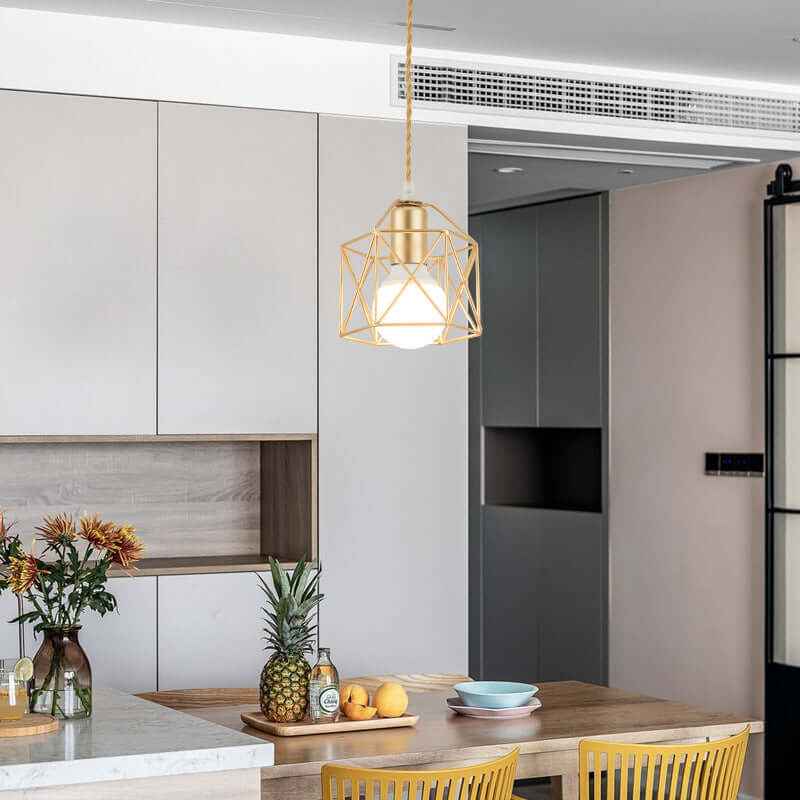 Wrought Iron Table Lamp – Modern Lantern
