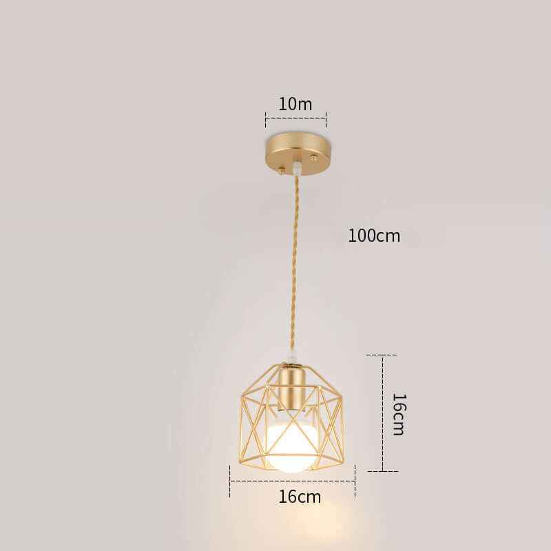 Wrought Iron Table Lamp – Modern Lantern